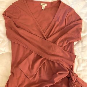 Jjill summer weight wrap top